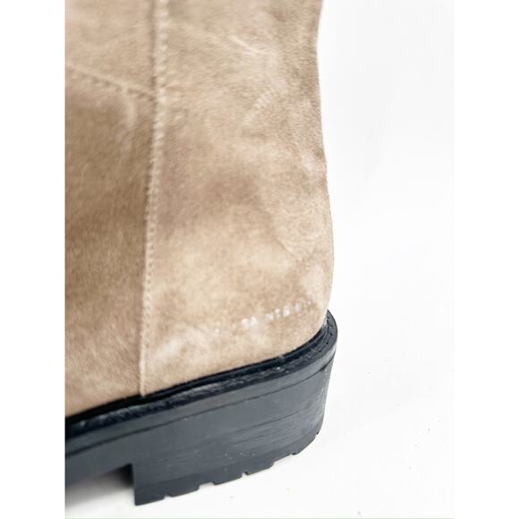 All Saints Dusty Cap Toe Combat Lug Sole Lace Up Brown Boots Size 8 - Picture 5 of 7